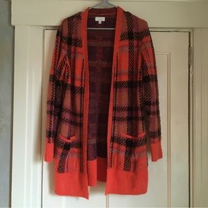 Lucky Brand Brushed Plaid Cardigan, small